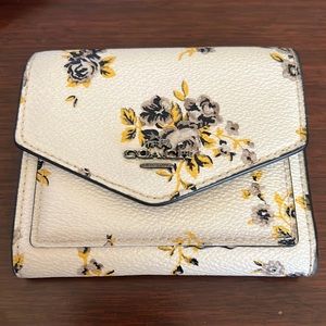 Coach floral wallet